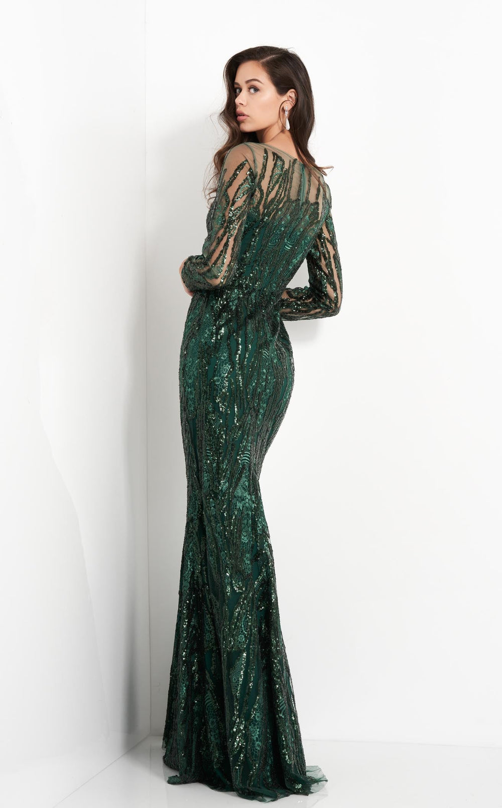 Exquisite Jovani 03936BG Dress detail view - VOLAKK