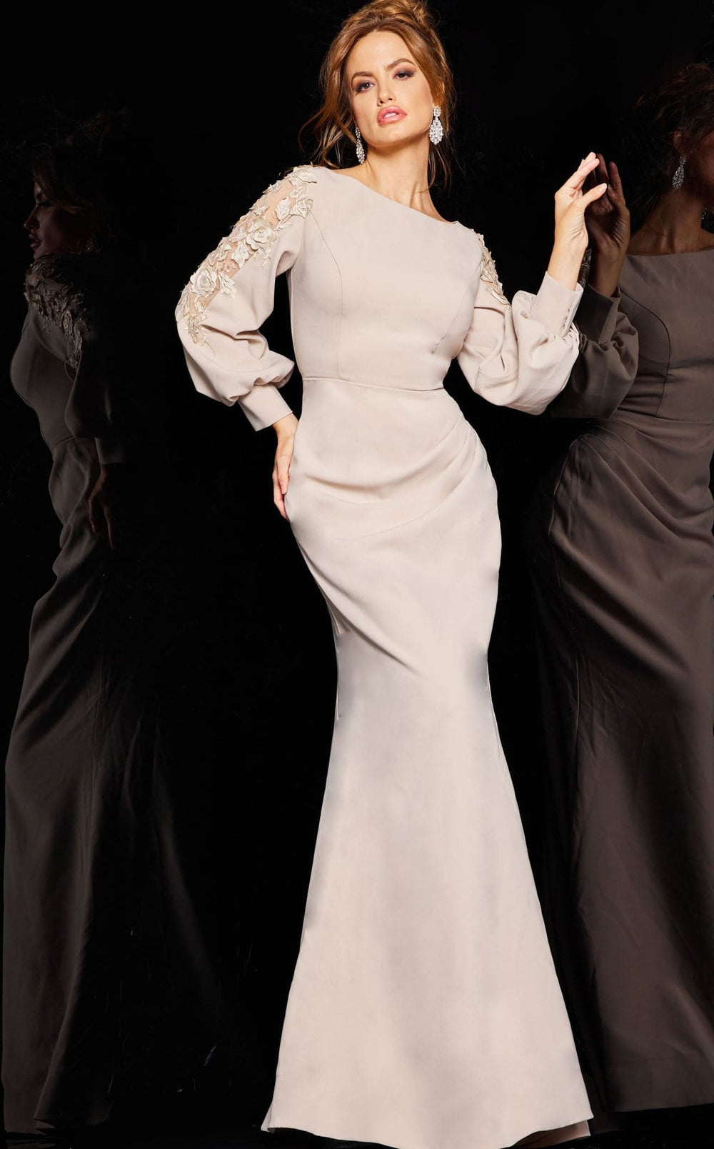 Exquisite Jovani 09470 Dress detail view - VOLAKK