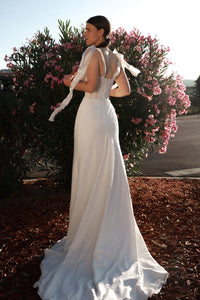 Sheath Sparkly Wedding Dress Maybel view 9