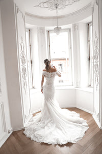 Classic Lace Mermaid Dress Ornella view 6