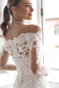 Classic Lace Mermaid Dress Ornella view 3