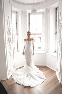 Classic Lace Mermaid Dress Ornella view 7
