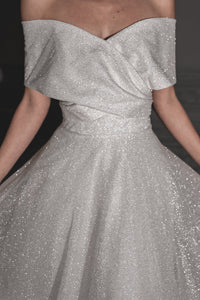Shimmering Off-the-Shoulder Wedding Dress Melanie view 12