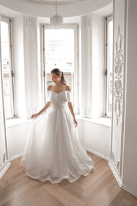 Shimmering Off-the-Shoulder Wedding Dress Melanie view 7