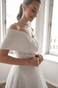 Shimmering Off-the-Shoulder Wedding Dress Melanie view 8
