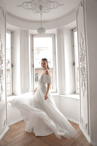 Shimmering Off-the-Shoulder Wedding Dress Melanie view 9
