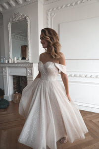 Blush Sparkly Midi Evening Dress Soul view 4