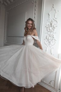 Blush Sparkly Midi Evening Dress Soul view 2