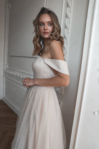 Blush Sparkly Midi Evening Dress Soul view 5