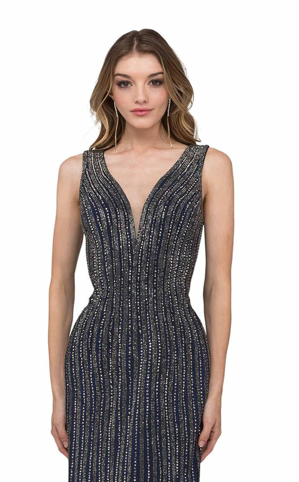 Exquisite Cecilia Couture 1410 Dress detail view - VOLAKK