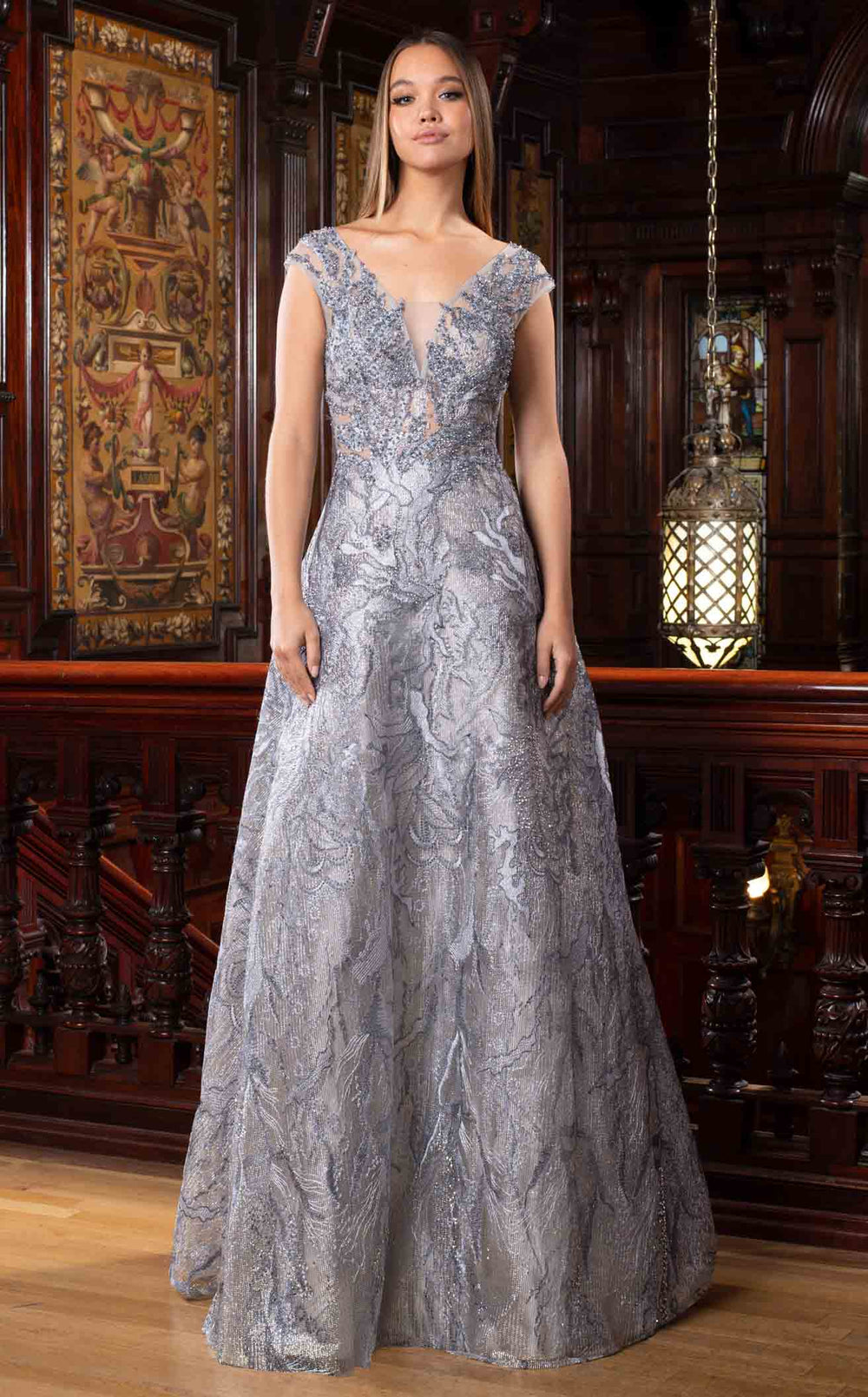 Exquisite Alexander by Daymor 1553 Dress detail view - VOLAKK