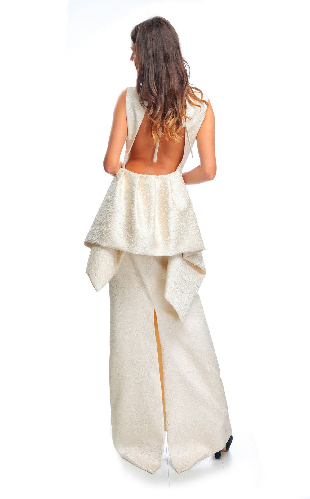 Exquisite Fely Campo 17305 Dress detail view - VOLAKK