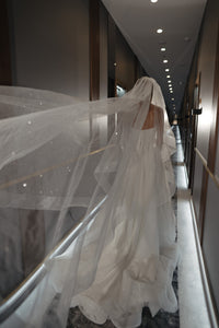 Two-Tier Sparkle Veil Over Ice view 3