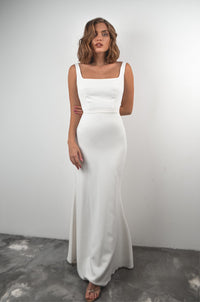 Crepe Wedding Dress Jessica view 4