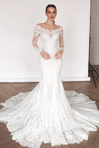 Classic Lace Mermaid Dress Ornella view 1