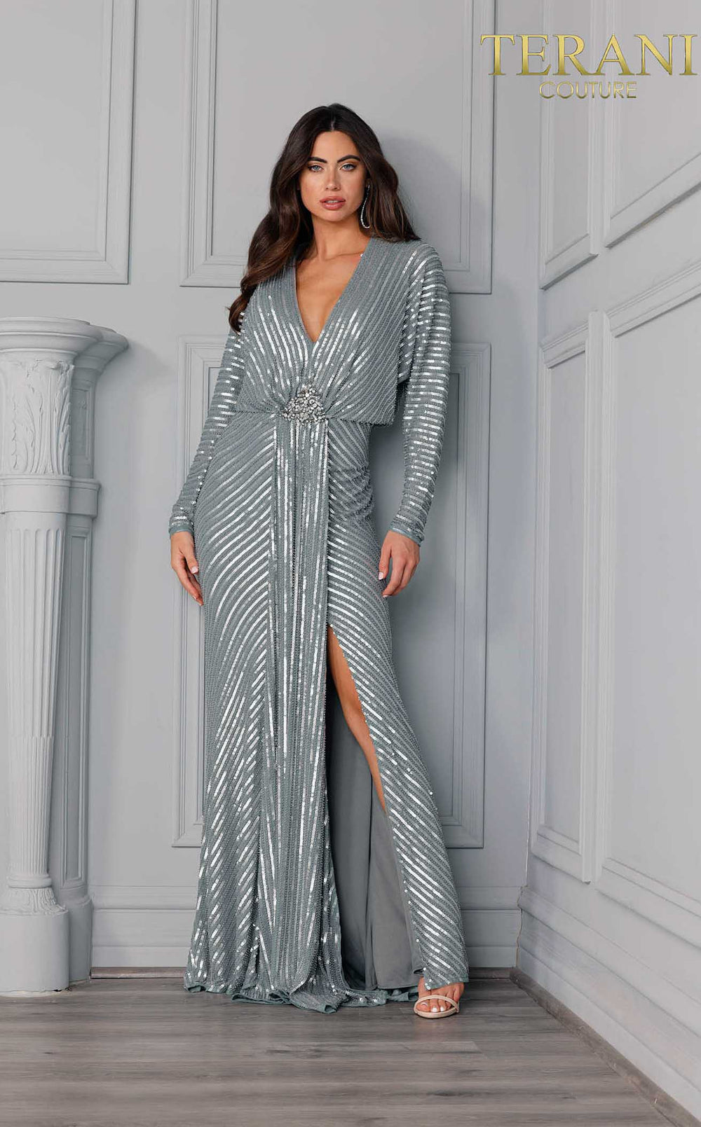 Exquisite Terani 2111M5280 Dress detail view - VOLAKK