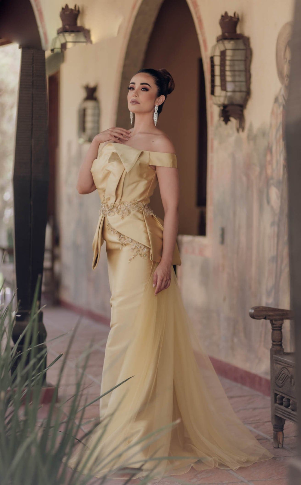 Exquisite Terani 232E1241 Dress detail view - VOLAKK