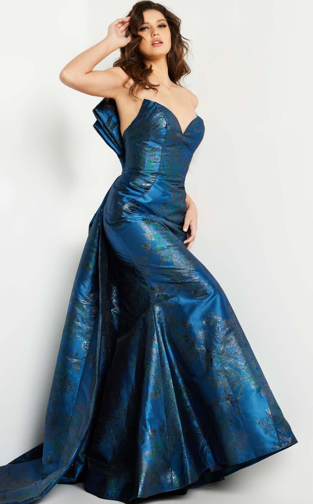 Exquisite Jovani 23898BG Dress detail view - VOLAKK
