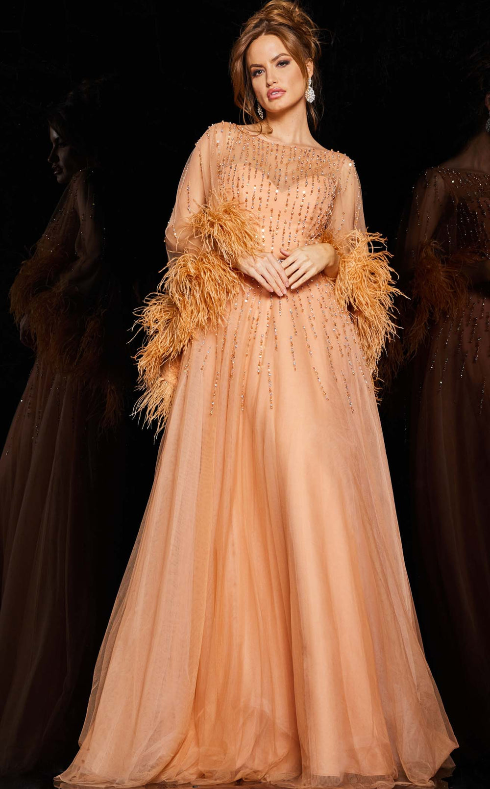 Exquisite Jovani 24559 Dress detail view - VOLAKK