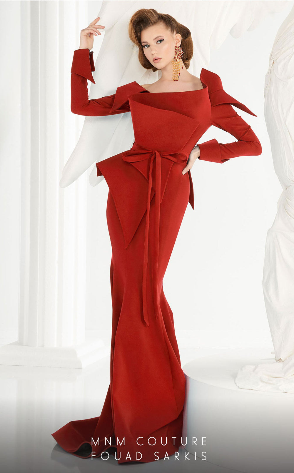 Exquisite MNM Couture 2540 Dress detail view - VOLAKK