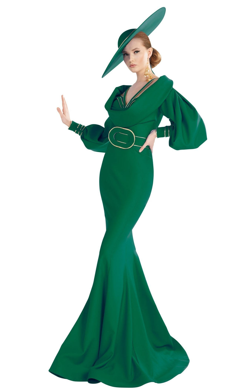 Exquisite MNM Couture 2572 Dress detail view - VOLAKK