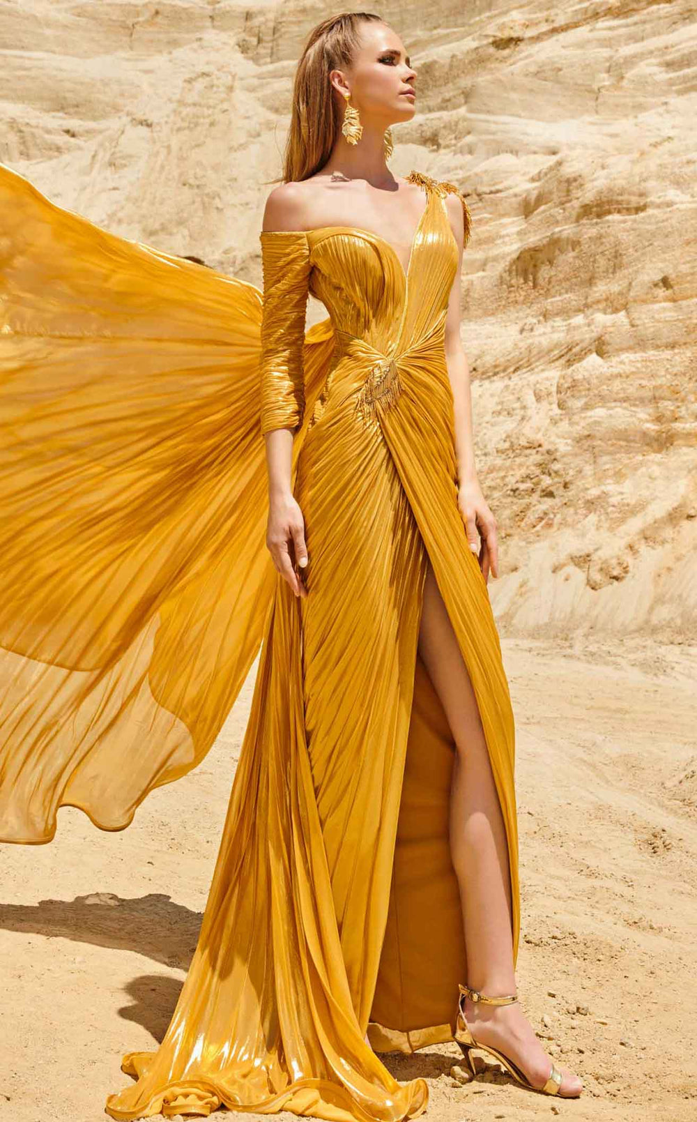 Exquisite MNM Couture 2744 Dress detail view - VOLAKK