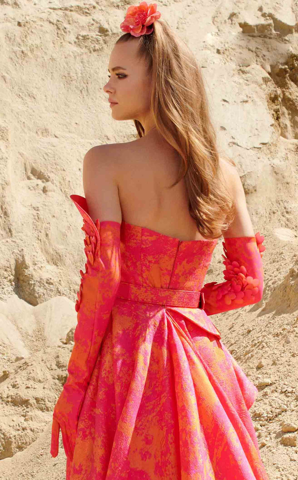 Exquisite MNM Couture 2747 Dress detail view - VOLAKK