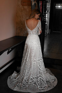 Lace A-line Wedding Dress Toba view 12