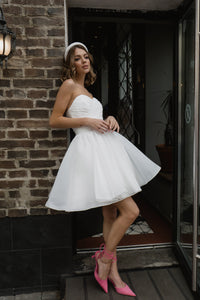 Organza Wedding Dress Fountana view 4