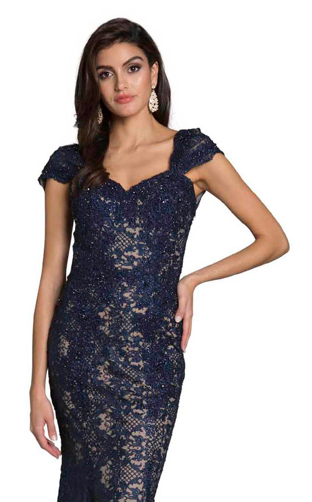Exquisite Lara 33491 Dress detail view - VOLAKK