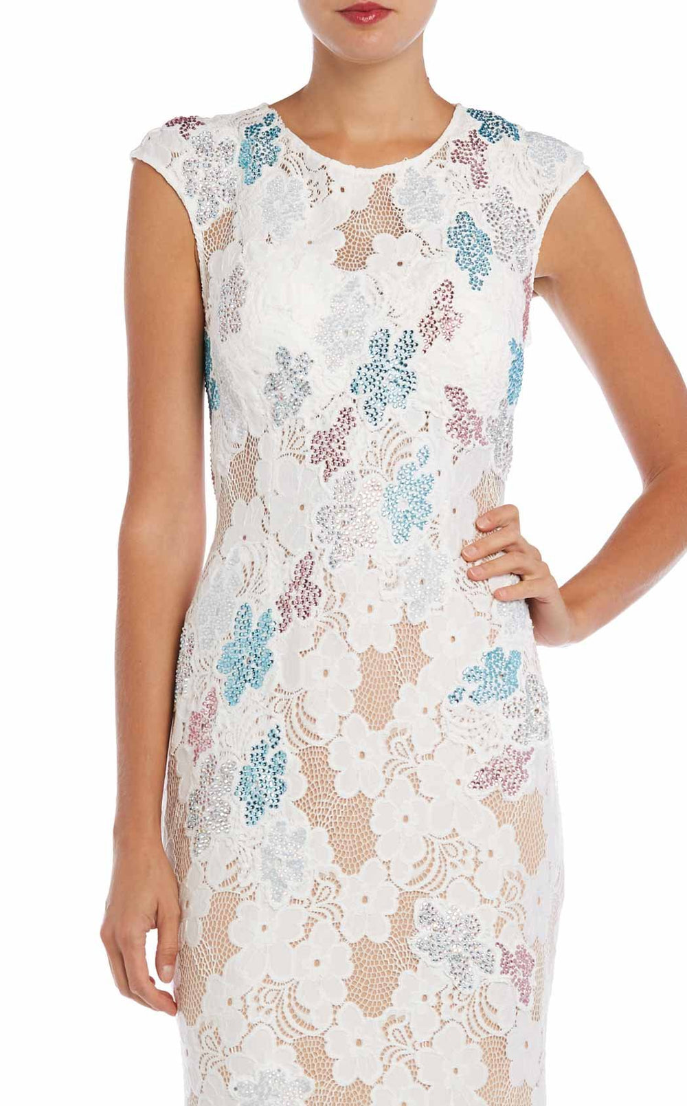 Exquisite Jovani 36625 Dress detail view - VOLAKK