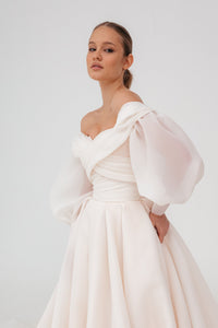 Organza Blouse Audrey with Long Sleeves view 6