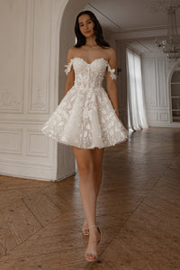 2 in 1 Wedding Dress Selkie with Detachable Skirt Sophia view 15