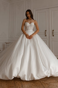 2 in 1 Wedding Dress Selkie with Detachable Skirt Sophia view 17