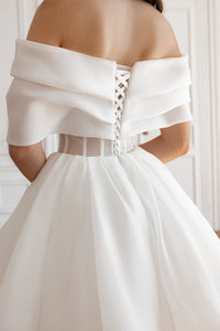 Short Organza Wedding Dress Inali view 6