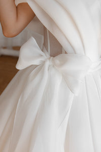 Short Organza Wedding Dress Inali view 9
