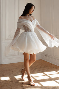 Detachable Wing Sleeves Fiorelia view 6
