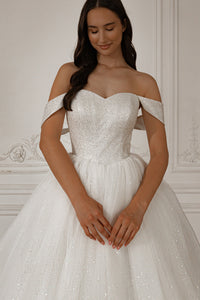 Sparkly Wedding Dress Jane view 2
