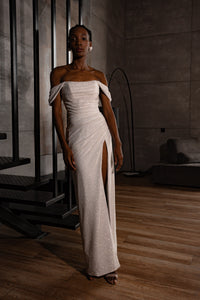 2 in 1 Sparkly Wedding Dress Lovisa view 5