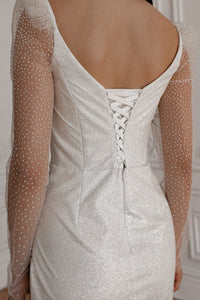 2 in 1 Wedding Dress Calista With The Detachable Skirt view 8