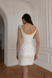 Wedding Dress Calista with Detachable Sleeves view 7