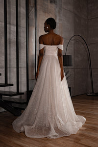 2 in 1 Sparkly Wedding Dress Lovisa view 7