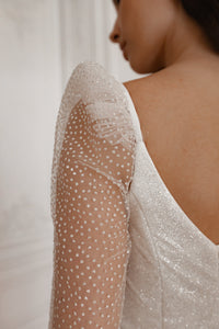 Wedding Dress Calista with Detachable Sleeves view 8