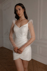 Wedding Dress Calista with Detachable Sleeves view 10