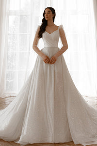 2 in 1 Wedding Dress Calista With The Detachable Skirt view 1