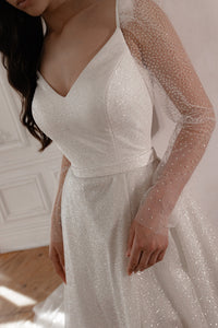 2 in 1 Wedding Dress Calista With The Detachable Skirt view 5