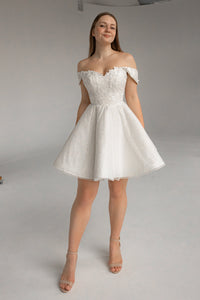 Short Lace Wedding Dress Aditi view 10