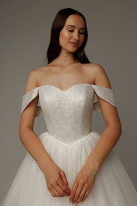 Sparkly Wedding Dress Jane view 6
