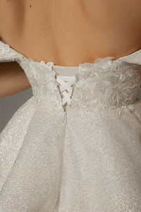 Short Lace Wedding Dress Aditi view 6