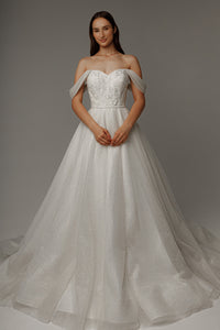 Sparkly Wedding Dress Sylph view 11
